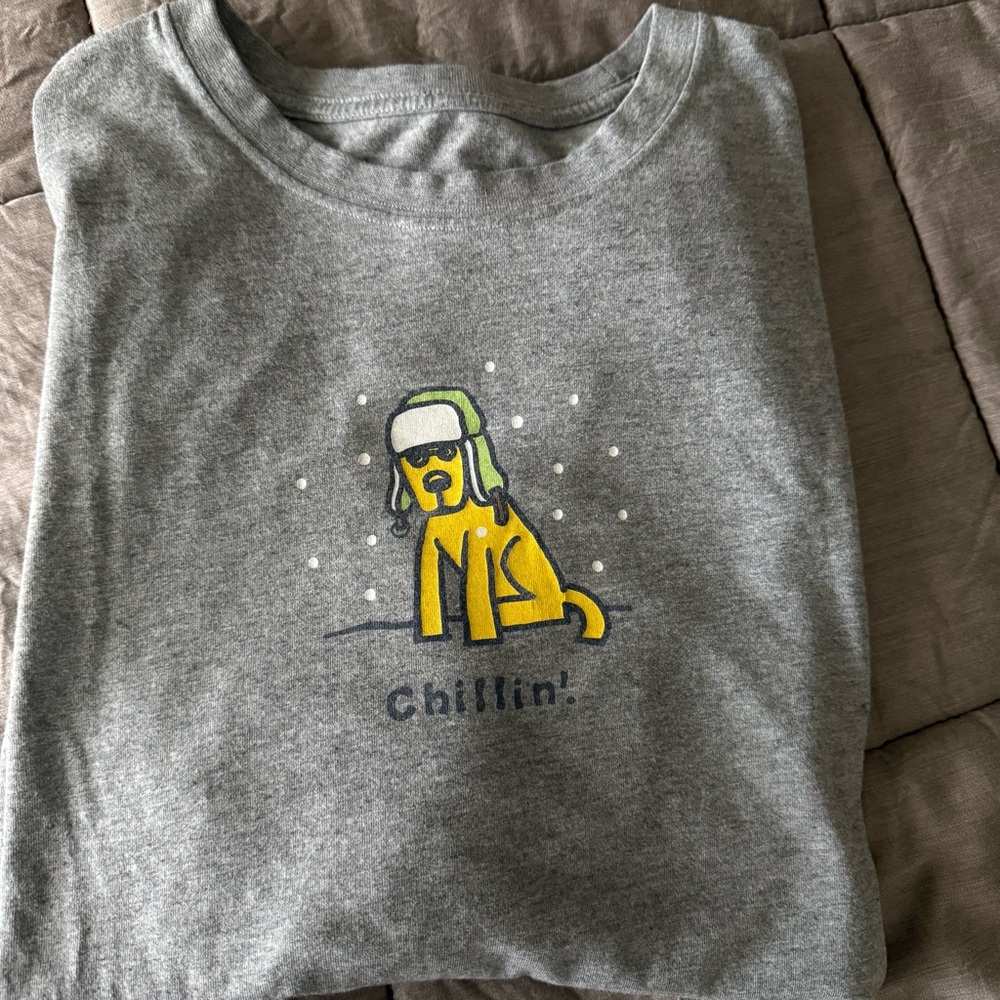 Life Is Good Heather Gray Sweatshirt